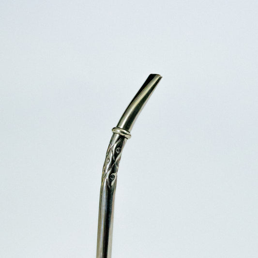 Bombillon de Alpaca Cincelada