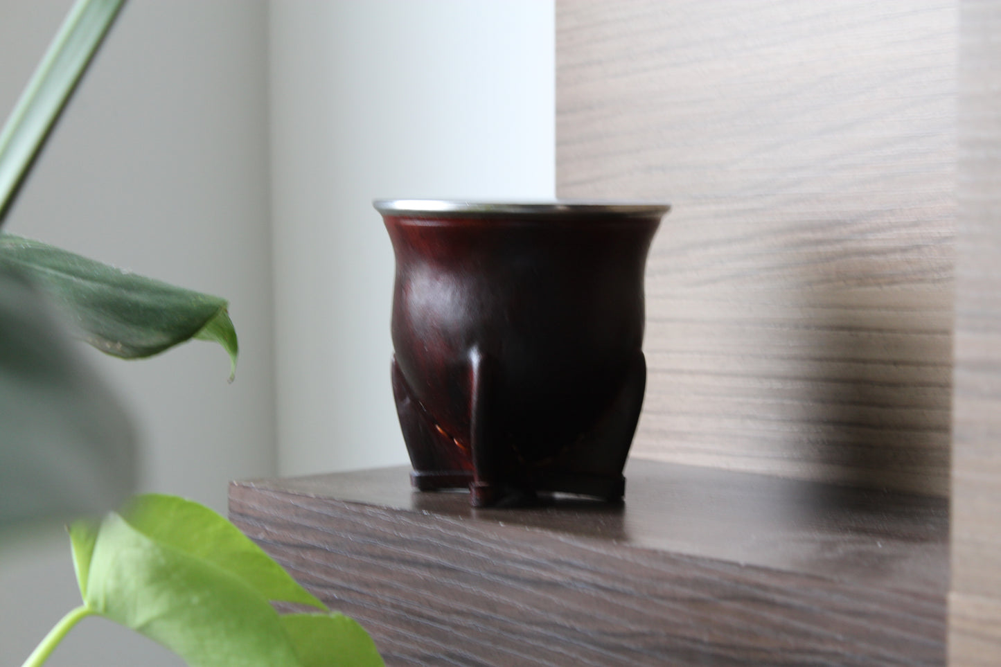 KIT 9 - Camionero de Calabaza Forrado en Cuero PREMIUM + Bombilla de Alpaca