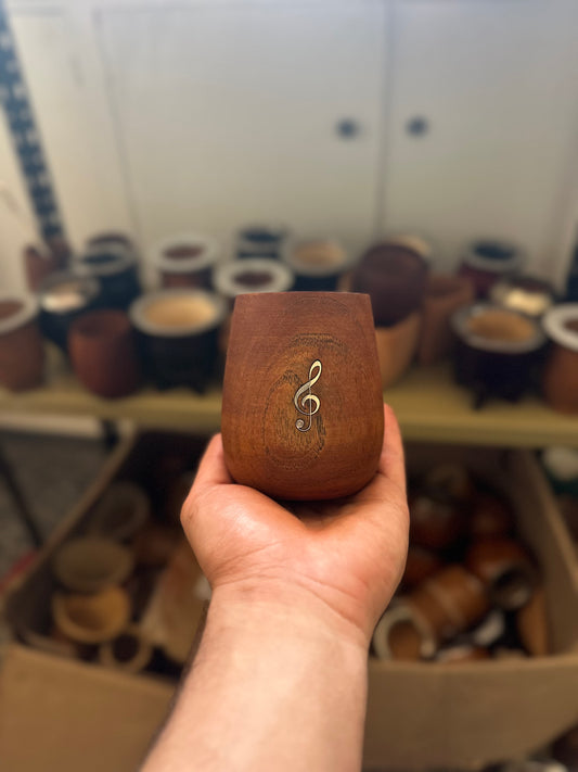 Mate Vasito con Clave de Sol