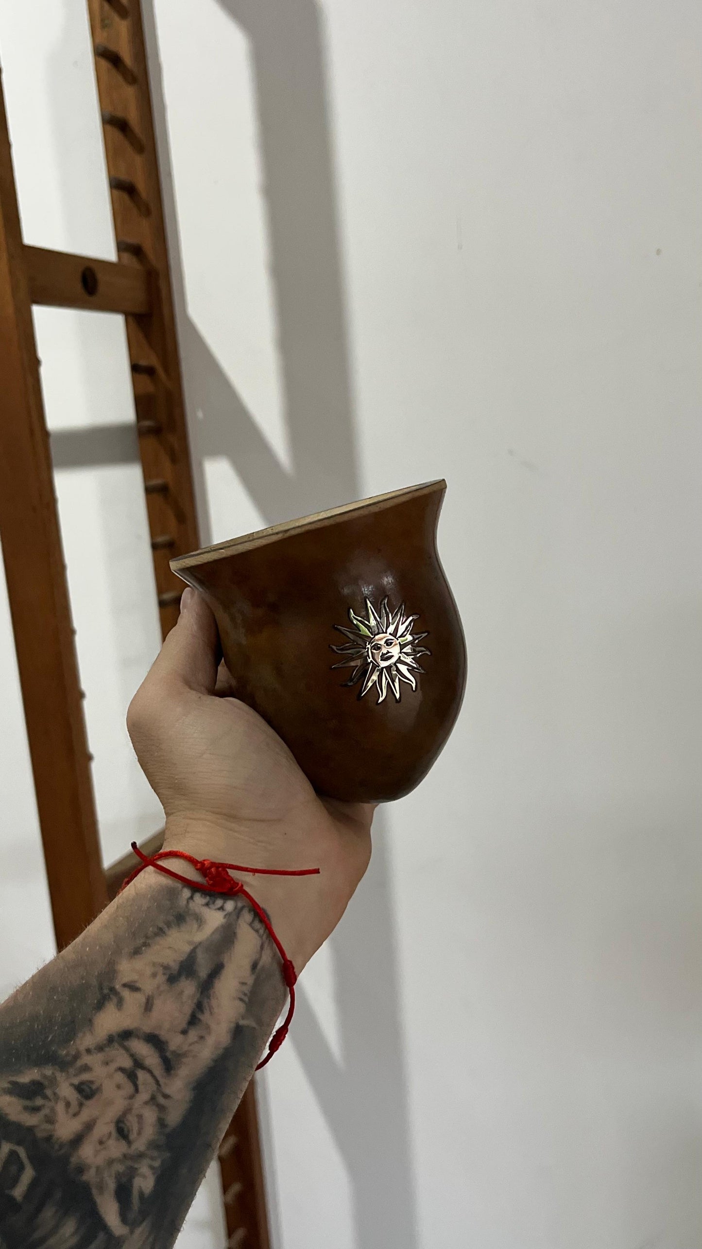 Camionero de Calabaza con Sol de Mayo Incrustado