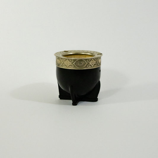 Mate Imperial de Calabaza Forrado en Cuero