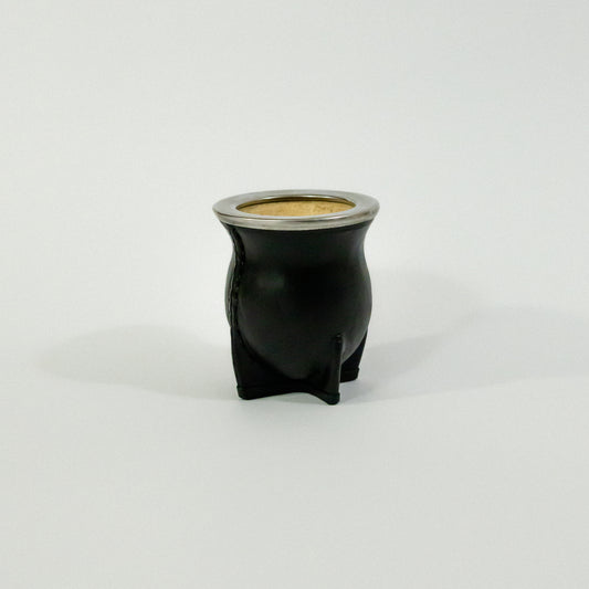 Mate Camionero de Calabaza  PREMIUM Forrado en Cuero