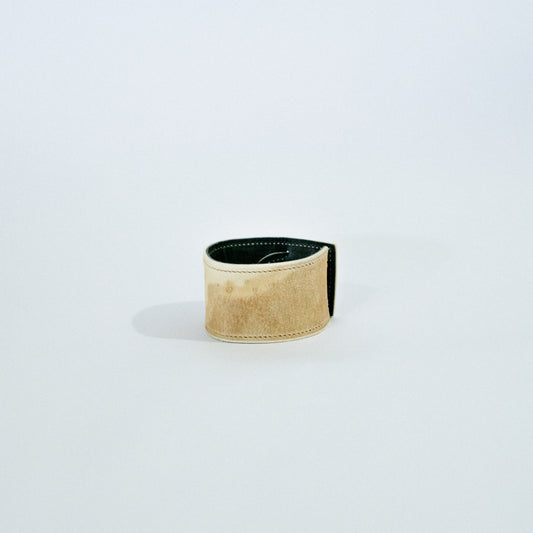 Posa Mate de Cuero Crudo con Costura a Maquina