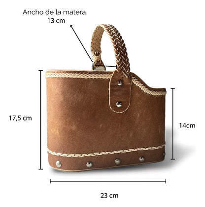 Matera de Cuero Crudo Overa