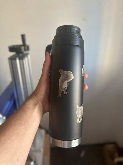 Termo Acero Inoxidable Doble Pared NEGRO