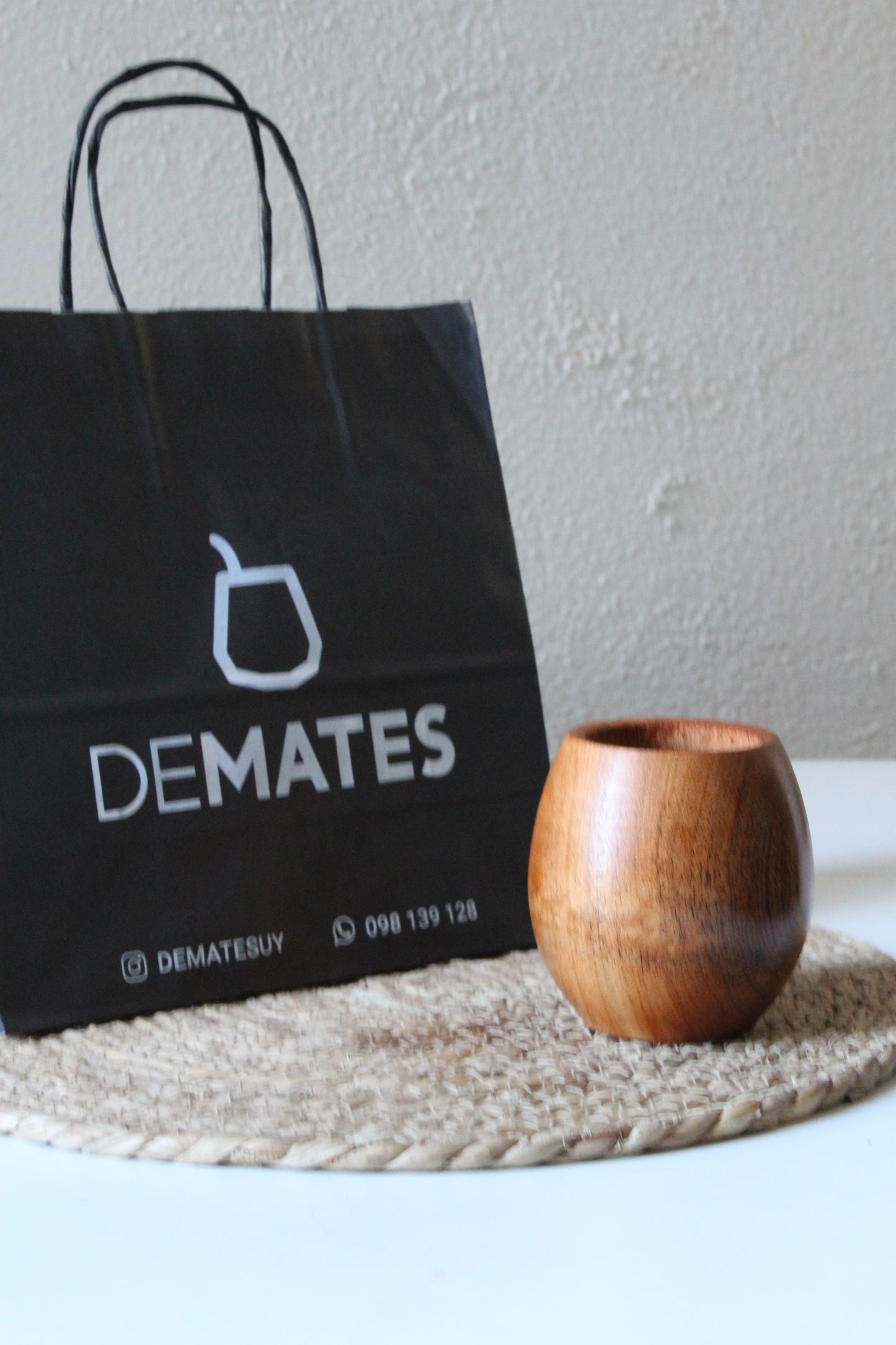 Mate de Algarrobo Modelo Huevito