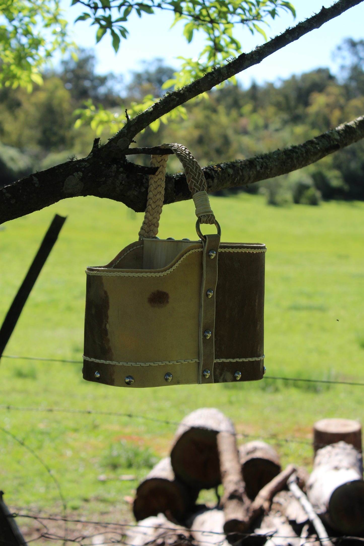 Matera de Cuero Crudo Overa