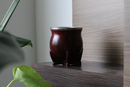 Mate Camionero de Cerámica PREMIUM Forrado en Cuero