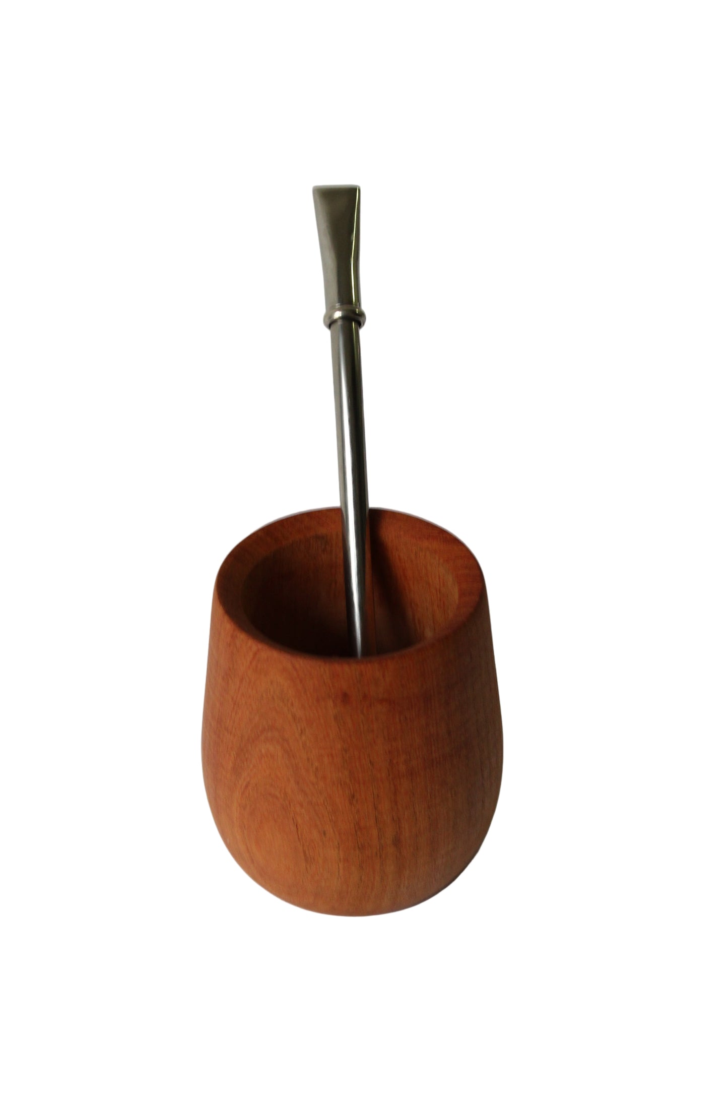 KIT 14- Vasito de Algarrobo + Bombilla de Alpaca