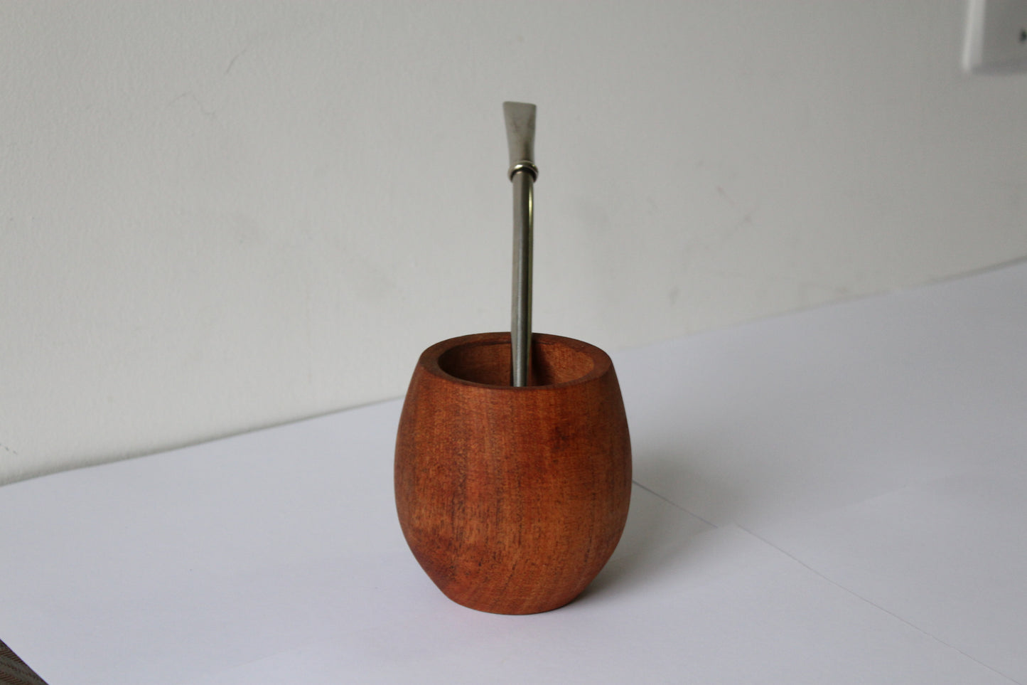 KIT 13- Huevito de Algarrobo + Bombilla de Alpaca