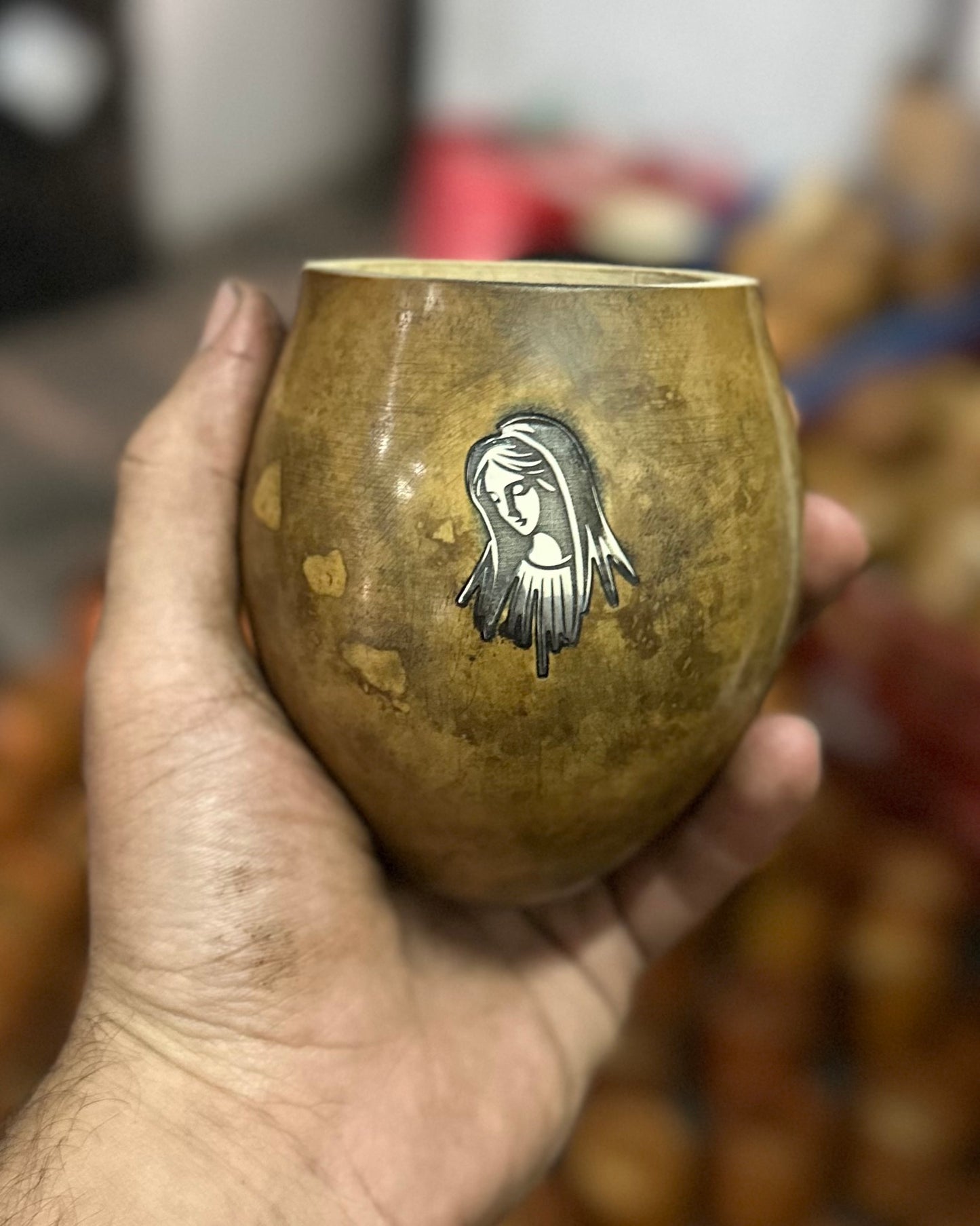Torpedo de Calabaza con Virgen Maria