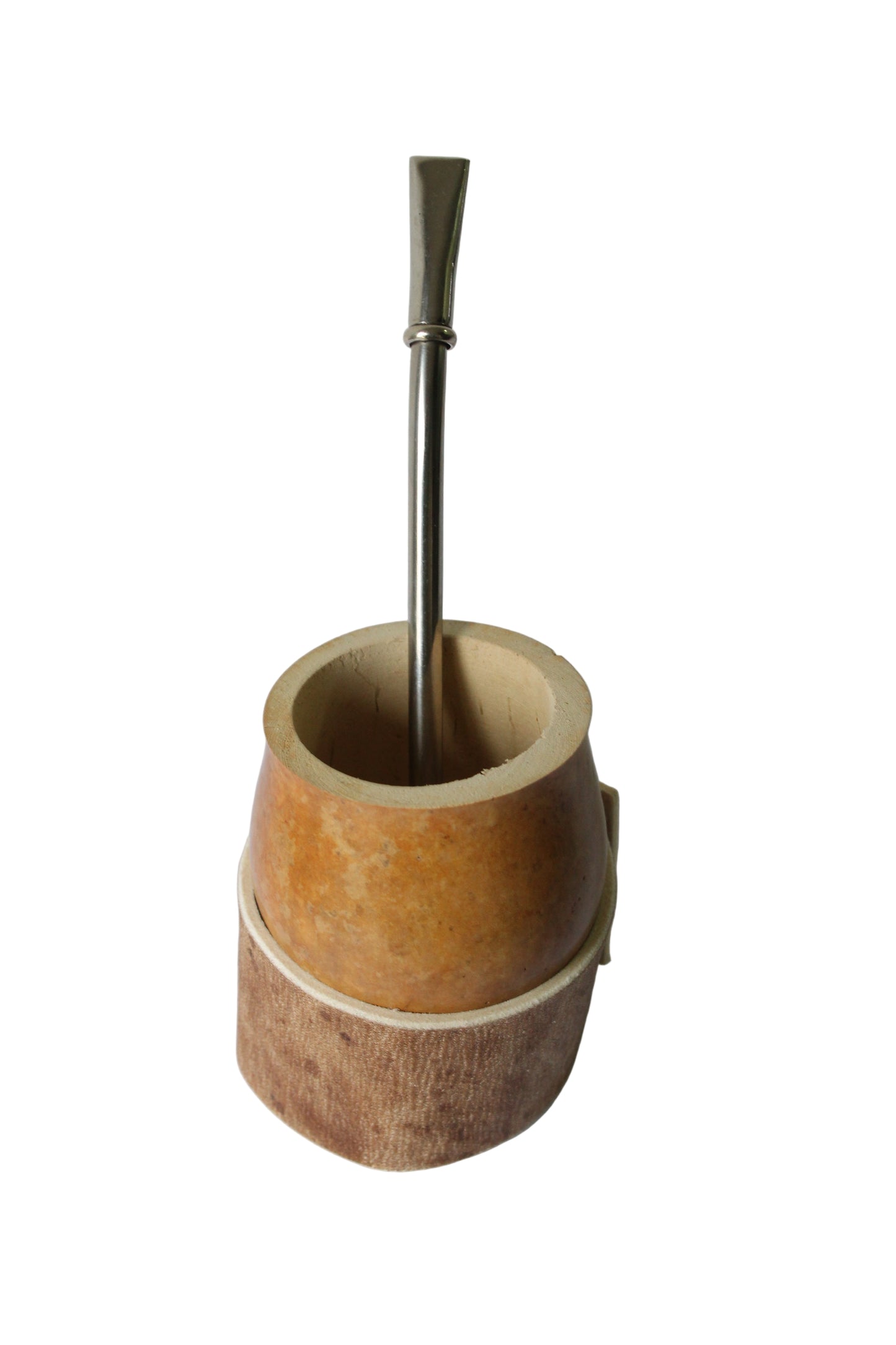 KIT 15 - Torpedo de Calabaza + Bombilla de Alpaca + Posa Mates