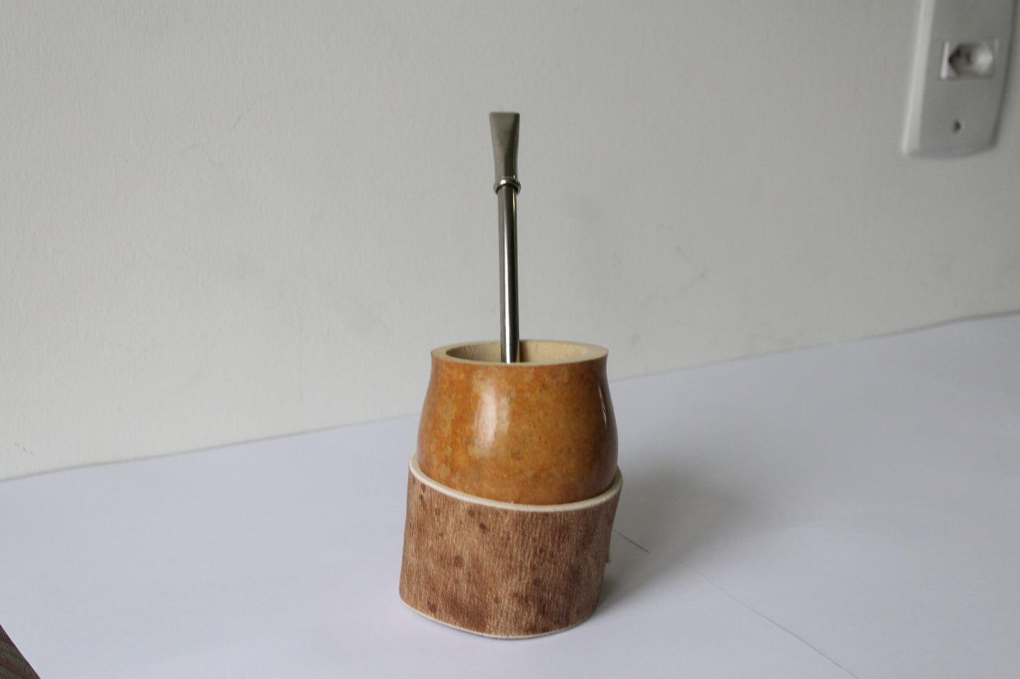 KIT 15 - Torpedo de Calabaza + Bombilla de Alpaca + Posa Mates