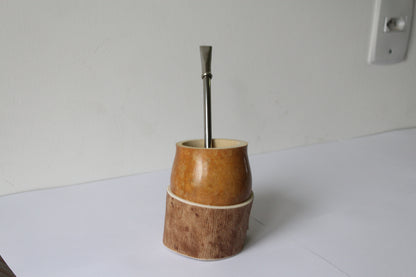 KIT 15 - Torpedo de Calabaza + Bombilla de Alpaca + Posa Mates