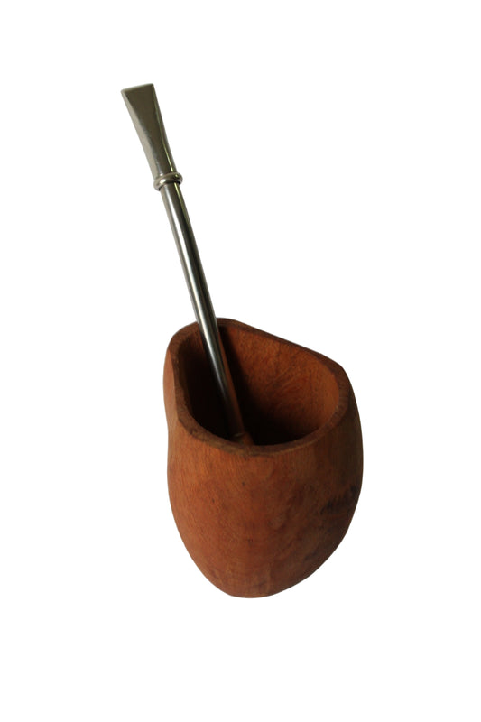 KIT 14- Ranchero en Algarrbo + Bombilla de Alpaca