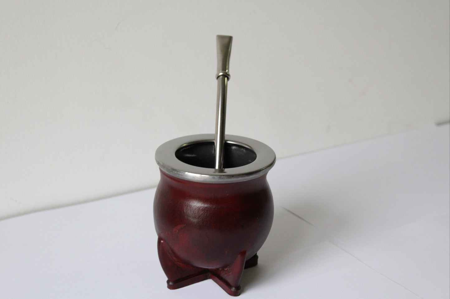 Mate Camionero de Cerámica PREMIUM Forrado en Cuero