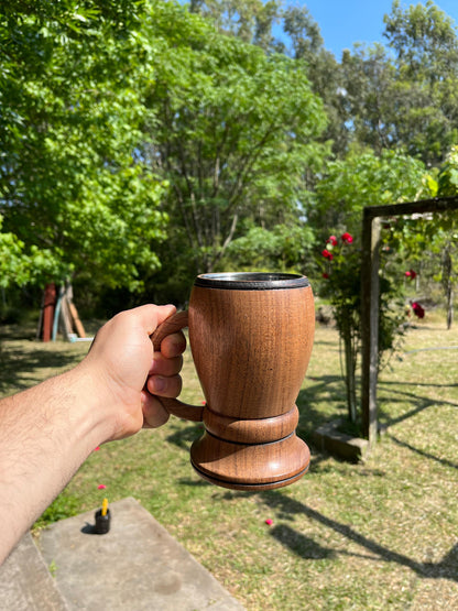 Jarra cervecera de algarrobo 500 ml