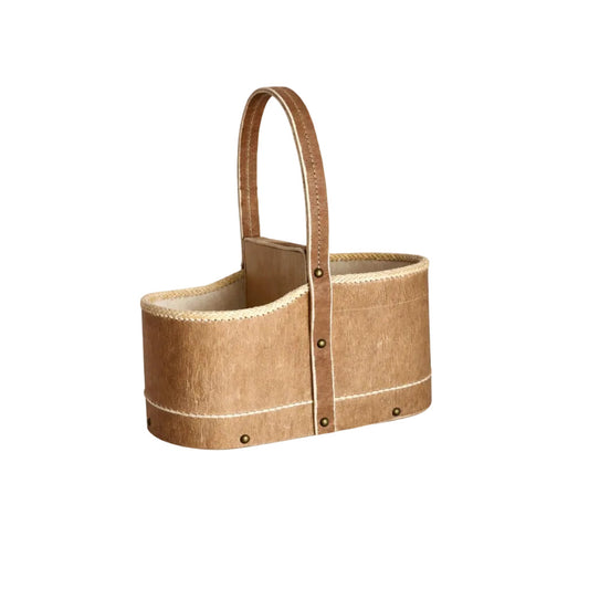 Matera Cuero Crudo Asa de Cuero