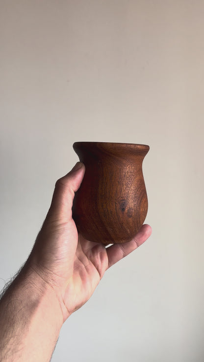 Mate Camionero de Madera Algarrobo