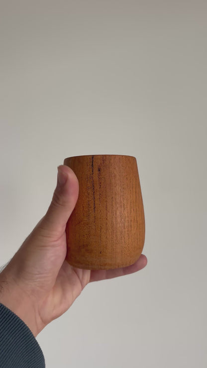 Mate de Algarrobo Modelo Vasito