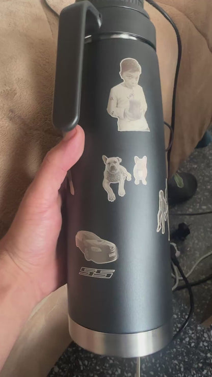 Termo Acero Inoxidable Doble Pared NEGRO